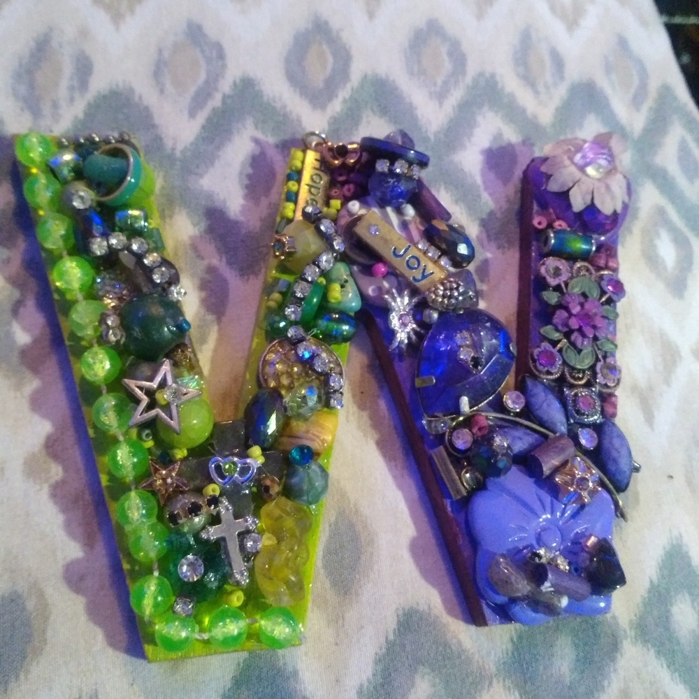 Colorful Decorative Letter W